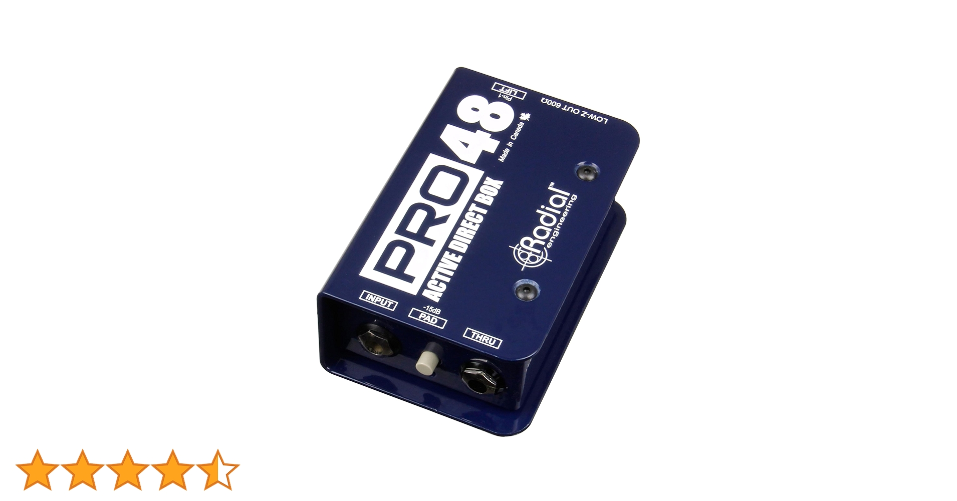 Radial Pro48 Active 48-Volt Compact Direct Box : Amazon.pl